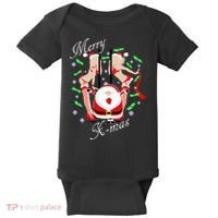 Merry X-Mas Santa's Little Strippers Baby Bodysuit thumb 0