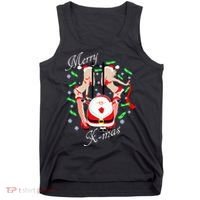 Merry X-Mas Santa's Little Strippers Tank Top thumb 0