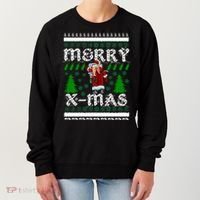 Merry X-Mas Ugly Christmas Sweater Women's Sweatshirt thumb 0
