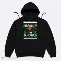 Merry X-Mas Ugly Christmas Sweater Hoodie thumb 0