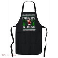 Merry X-Mas Ugly Christmas Sweater Apron thumb 0