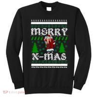 Merry X-Mas Ugly Christmas Sweater Sweatshirt thumb 0