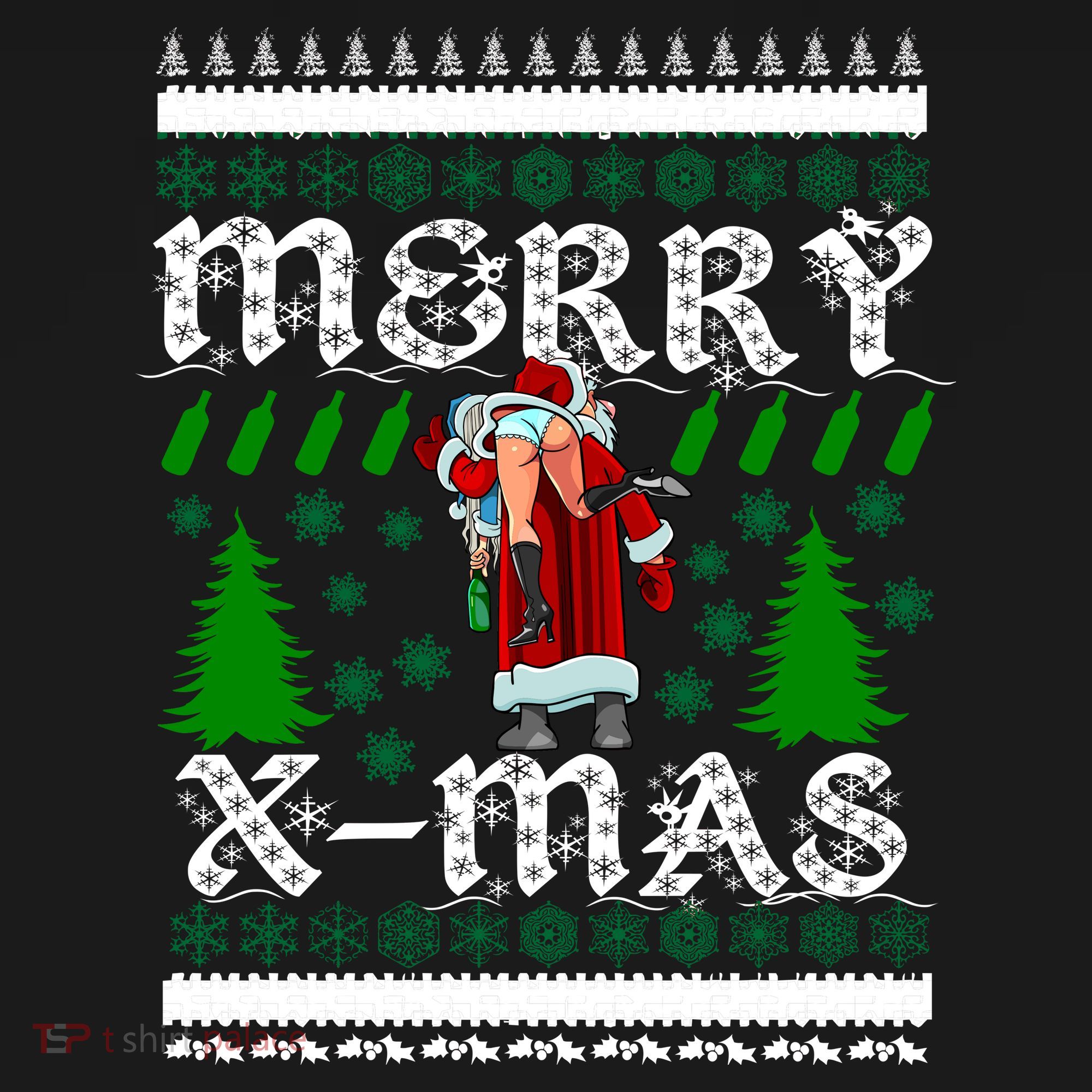 Merry X-Mas Ugly Christmas Sweater Sweatshirt