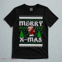 Merry X-Mas Ugly Christmas Sweater T-Shirt thumb 5