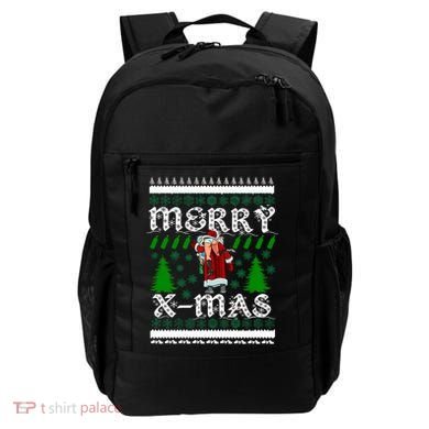 Merry X-Mas Ugly Christmas Sweater Backpack