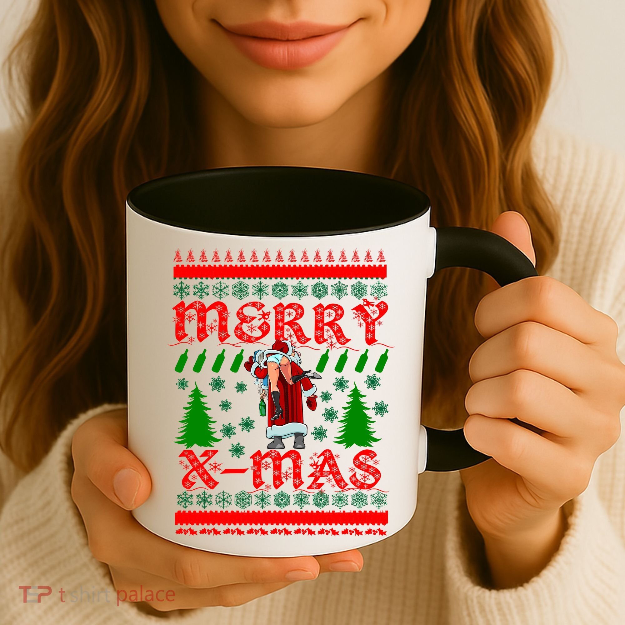 Merry X-Mas Ugly Christmas Sweater Coffee Mug