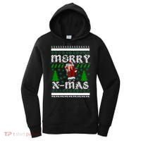 Merry X-Mas Ugly Christmas Sweater Women's Hoodie thumb 0