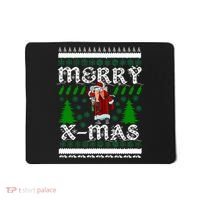 Merry X-Mas Ugly Christmas Sweater Mousepad thumb 0