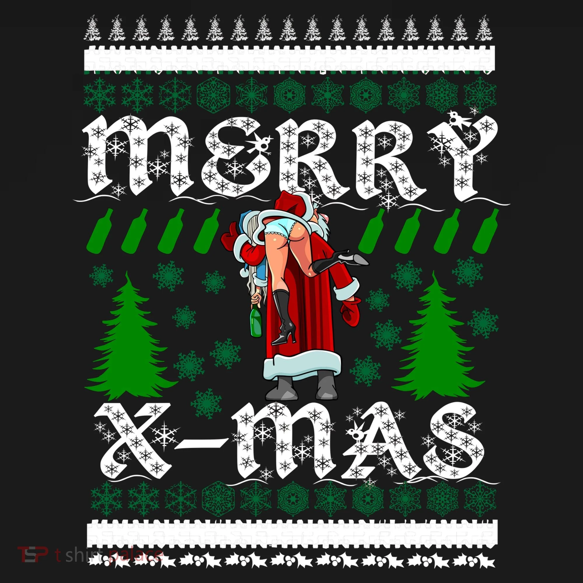 Merry X-Mas Ugly Christmas Sweater Tank Top