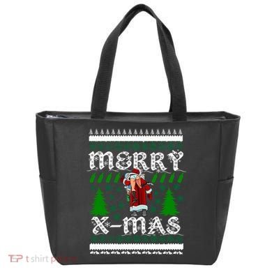 Merry X-Mas Ugly Christmas Sweater Tote Bag
