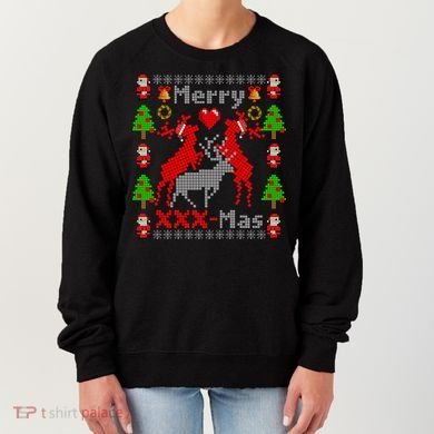 Merry XXXX-Mas Ugly Christmas Sweater Women's Sweatshirt