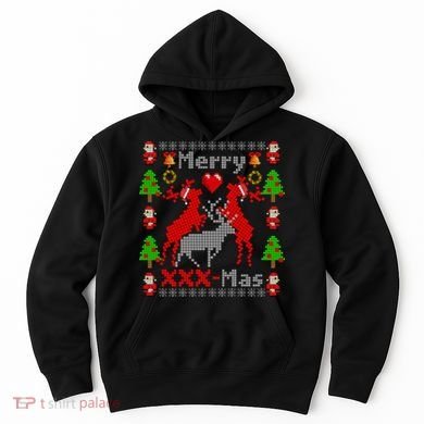 Merry XXXX-Mas Ugly Christmas Sweater Hoodie