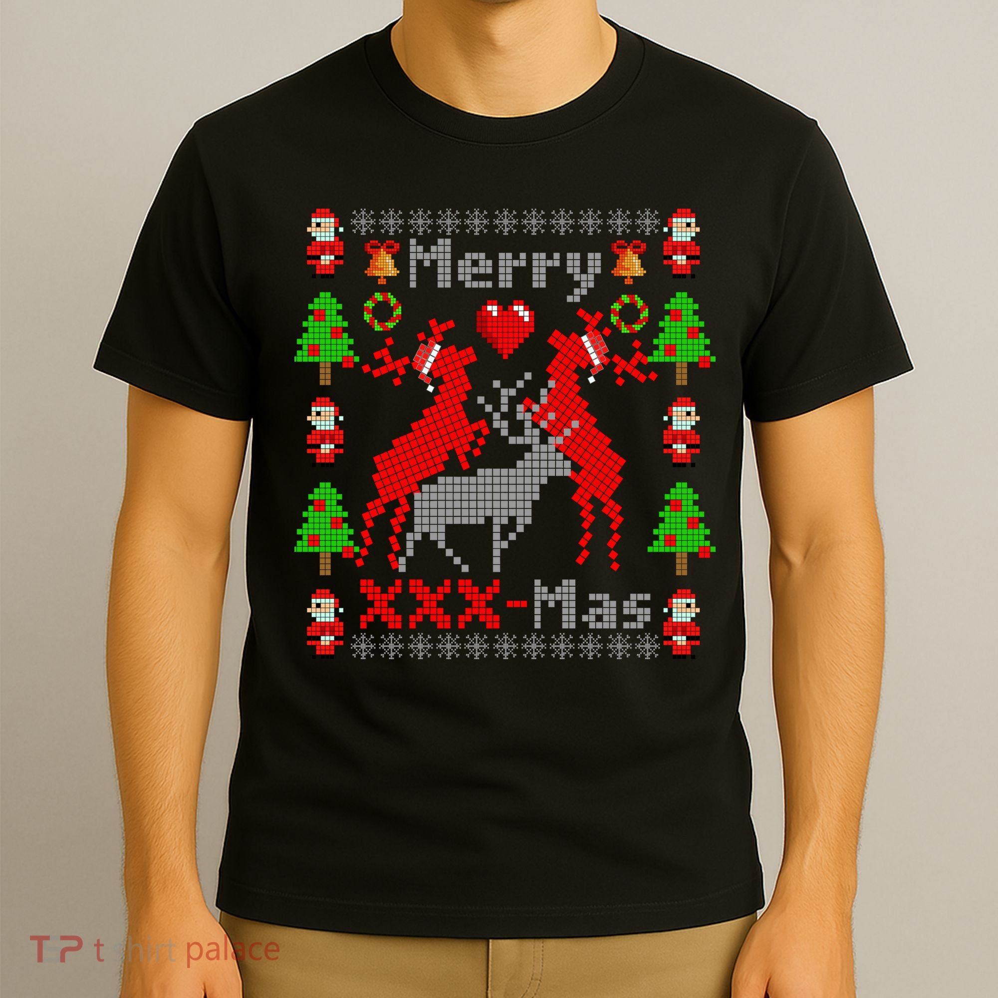 Merry XXXX-Mas Ugly Christmas Sweater T-Shirt