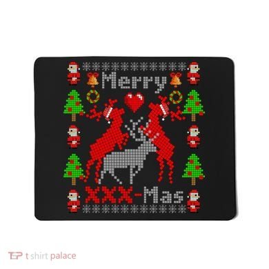 Merry XXXX-Mas Ugly Christmas Sweater Mousepad
