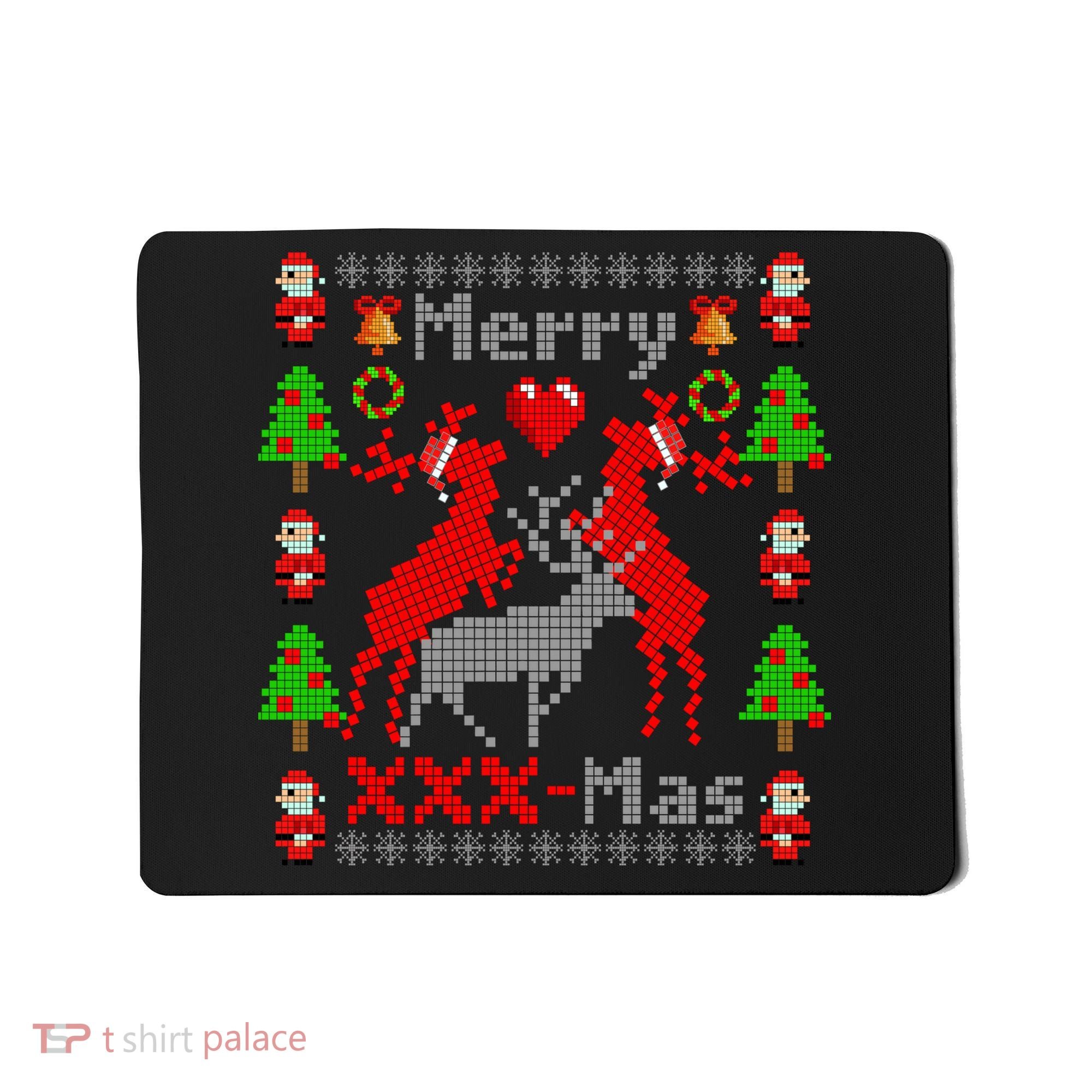Merry XXXX-Mas Ugly Christmas Sweater Mousepad