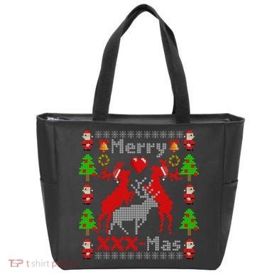 Merry XXXX-Mas Ugly Christmas Sweater Tote Bag
