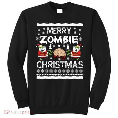 Merry Zombie Ugly Christmas Sweater Sweatshirt