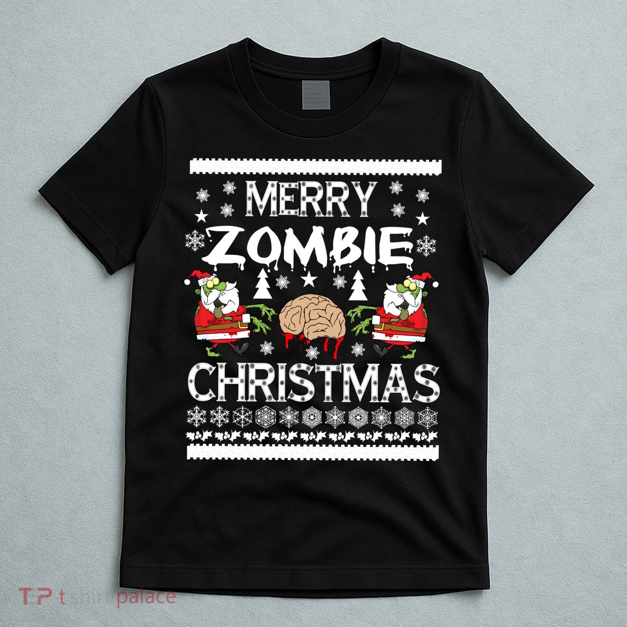 Merry Zombie Ugly Christmas Sweater T-Shirt