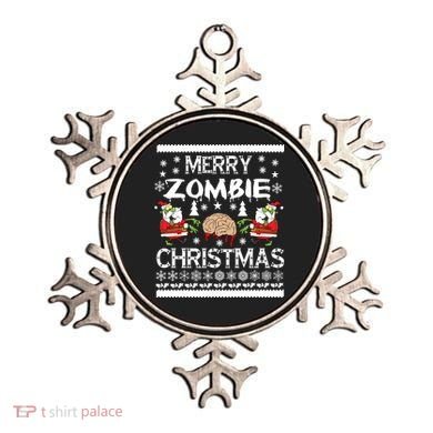 Merry Zombie Ugly Christmas Sweater Ornament