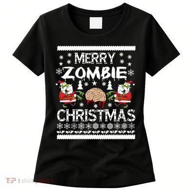 Merry Zombie Ugly Christmas Sweater Women's T-Shirt