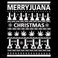Merryjuana Weed Ugly Christmas Sweater Visor thumb 3