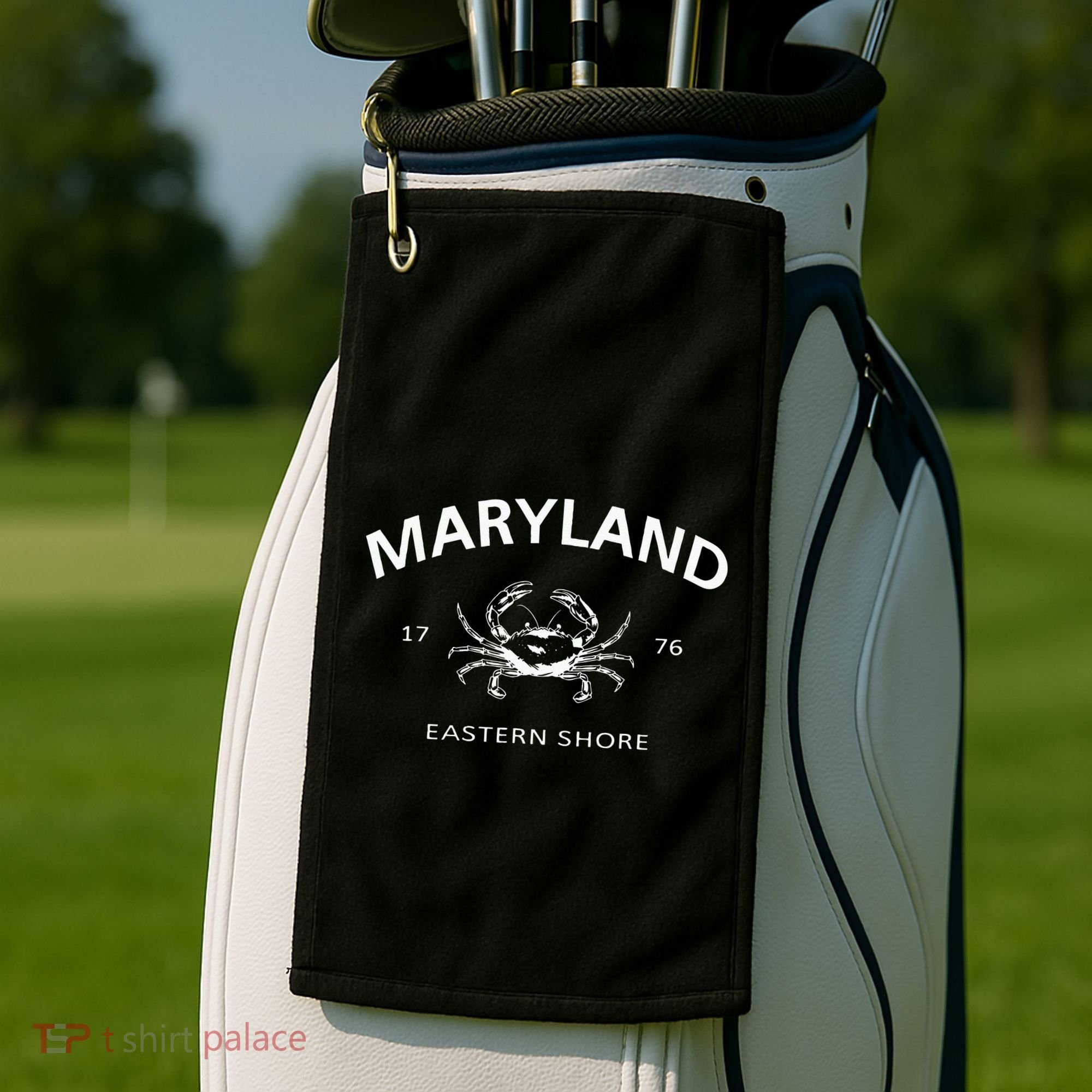 Maryland Eastern Shore Maryland State Crab Golf Towel