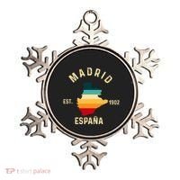 Madrid Espana Spain Est. Souvenir Flag Map Vacation Ornament thumb 0