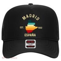 Madrid Espana Spain Est. Souvenir Flag Map Vacation Hat thumb 0