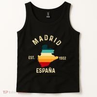 Madrid Espana Spain Est. Souvenir Flag Map Vacation Tank Top thumb 2