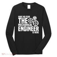 Mechanical Engineer Student Engineering Gifts Mathematics Long Sleeve Shirt thumb 0