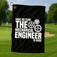 Mechanical Engineer Student Engineering Gifts Mathematics Golf Towel thumb 1