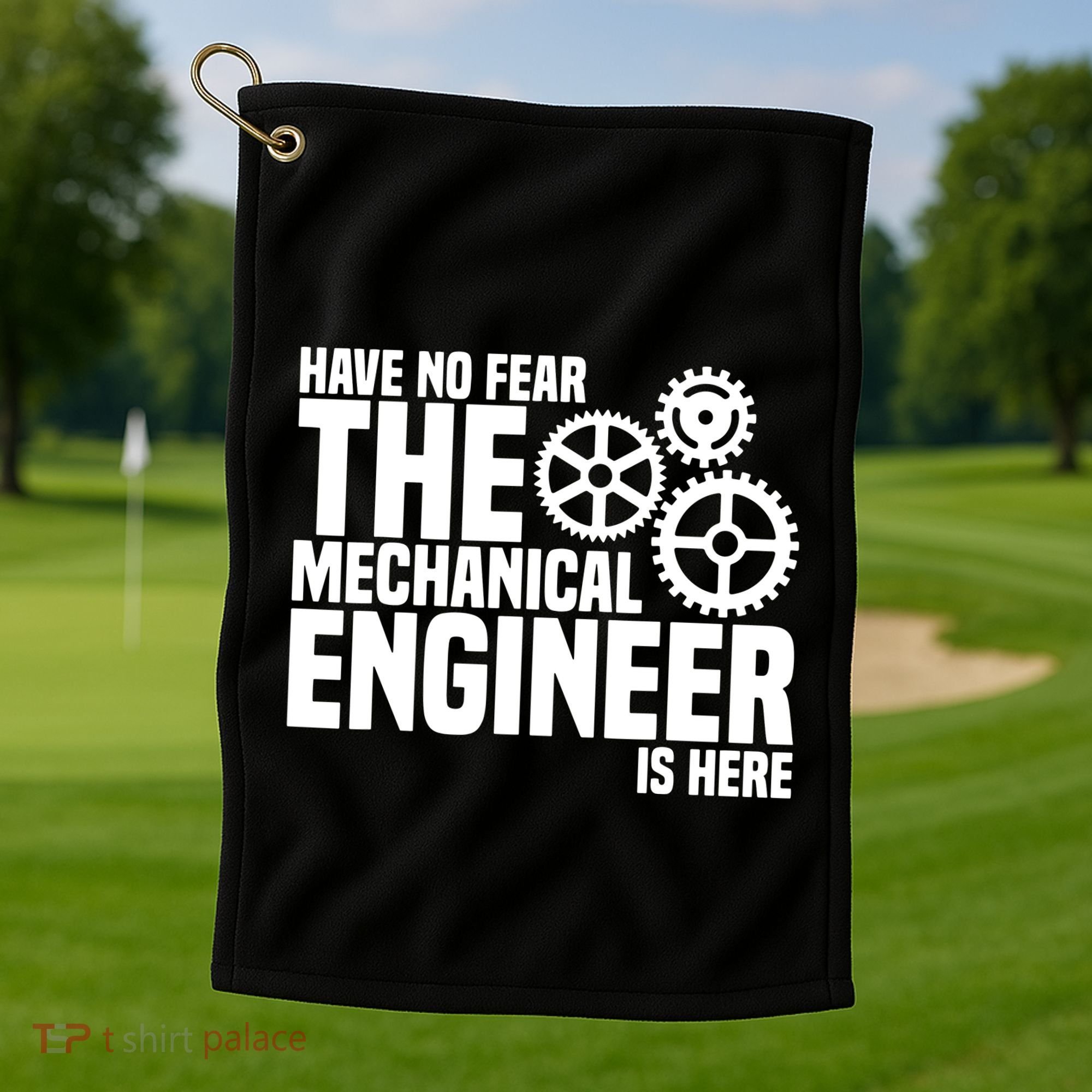 Mechanical Engineer Student Engineering Gifts Mathematics Golf Towel