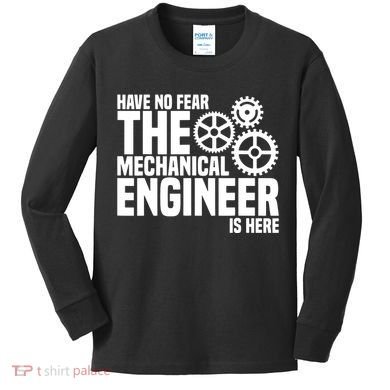 Mechanical Engineer Student Engineering Gifts Mathematics Kids Long Sleeve Shirt