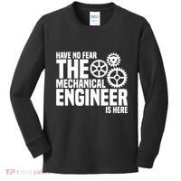 Mechanical Engineer Student Engineering Gifts Mathematics Kids Long Sleeve Shirt thumb 0
