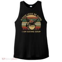 Mothman Eating Soup Please Leave Me Alone I Am Eating Soup Ladies PosiCharge Tri-Blend Wicking Tank thumb 0