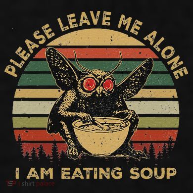 Mothman Eating Soup Please Leave Me Alone I Am Eating Soup Ladies PosiCharge Tri-Blend Wicking Tank