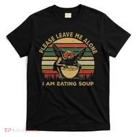 Mothman Eating Soup Please Leave Me Alone I Am Eating Soup T-Shirt thumb 0