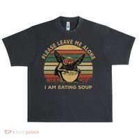 Mothman Eating Soup Please Leave Me Alone I Am Eating Soup Urban Oversized Heavyweight T-Shirt thumb 0