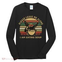 Mothman Eating Soup Please Leave Me Alone I Am Eating Soup Tall Long Sleeve Shirt thumb 0