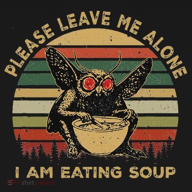 Mothman Eating Soup Please Leave Me Alone I Am Eating Soup Ornament