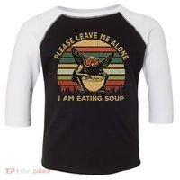 Mothman Eating Soup Please Leave Me Alone I Am Eating Soup Toddler Fine Jersey T-Shirt thumb 0