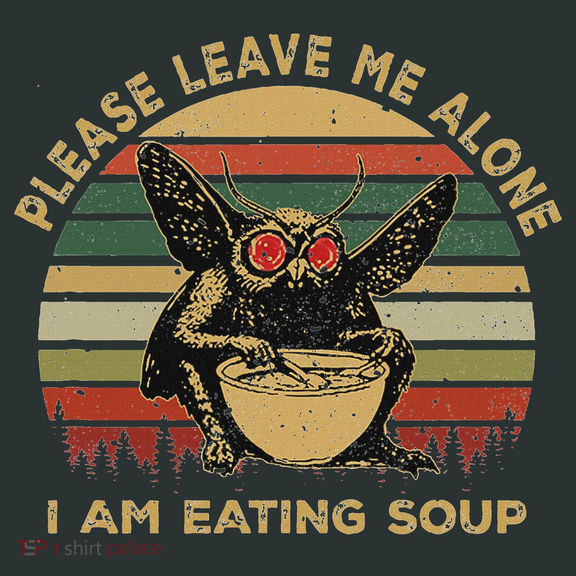 Mothman Eating Soup Please Leave Me Alone I Am Eating Soup Infant Baby Jersey Bodysuit