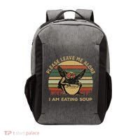 Mothman Eating Soup Please Leave Me Alone I Am Eating Soup Vector Backpack thumb 0