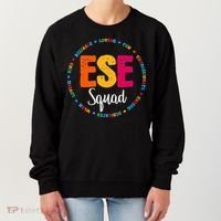 Matching ESE Squad First Last Day Team Teacher Student Tribe Women's Sweatshirt thumb 0