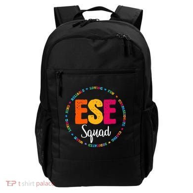 Matching ESE Squad First Last Day Team Teacher Student Tribe Backpack