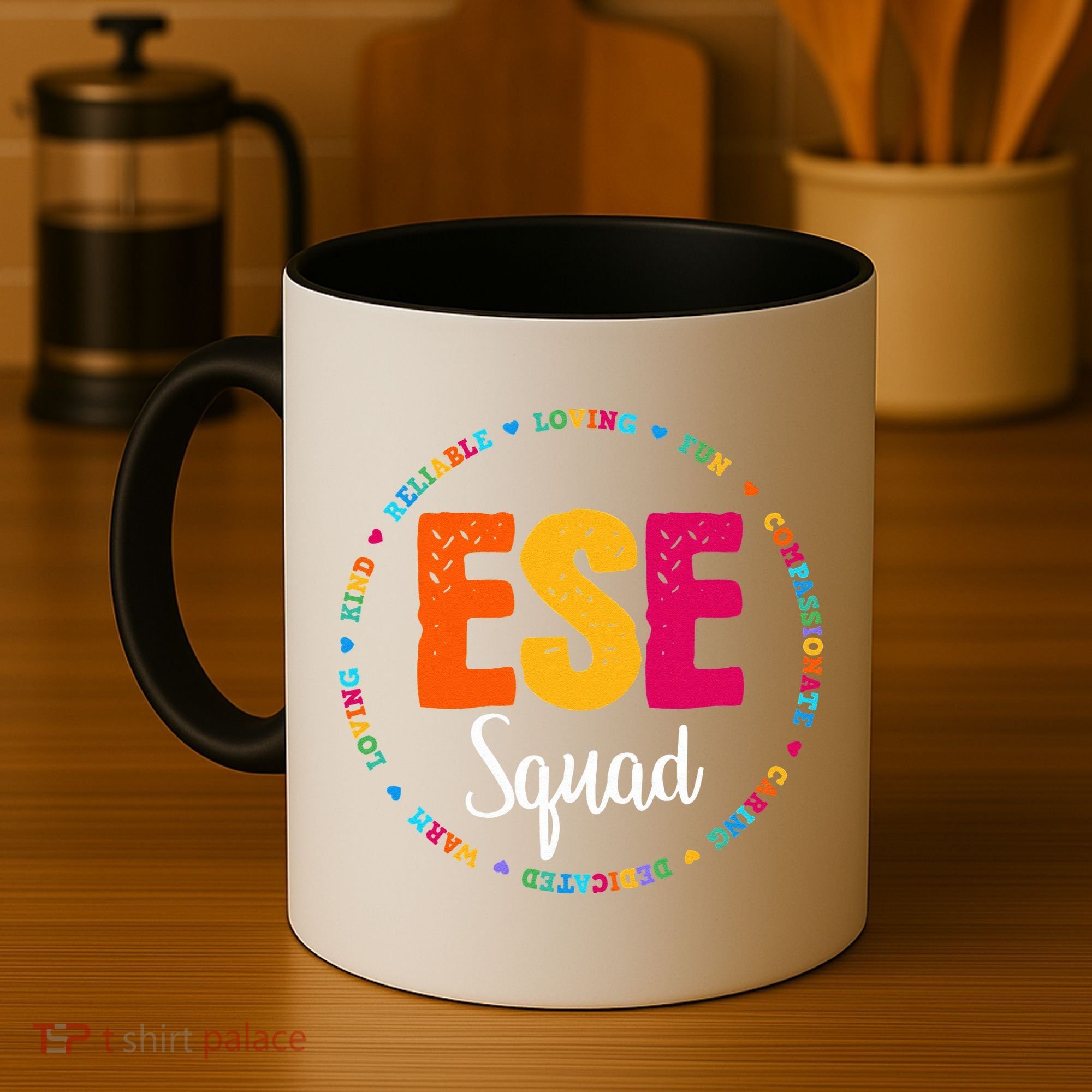 Matching ESE Squad First Last Day Team Teacher Student Tribe Coffee Mug