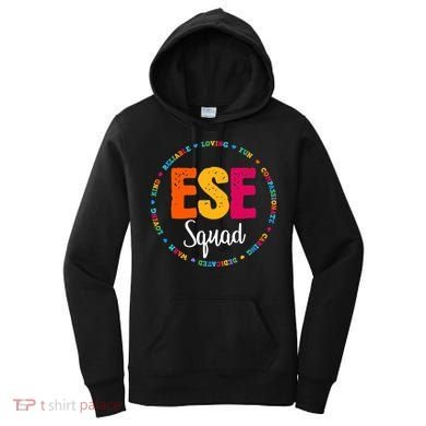 Matching ESE Squad First Last Day Team Teacher Student Tribe Women's Hoodie