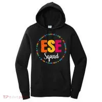 Matching ESE Squad First Last Day Team Teacher Student Tribe Women's Hoodie thumb 0