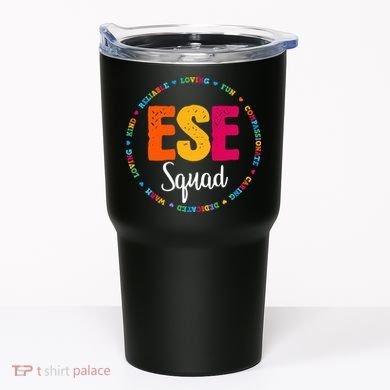Matching ESE Squad First Last Day Team Teacher Student Tribe Tumbler