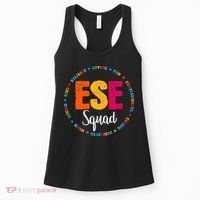 Matching ESE Squad First Last Day Team Teacher Student Tribe Women's Tank Top thumb 0